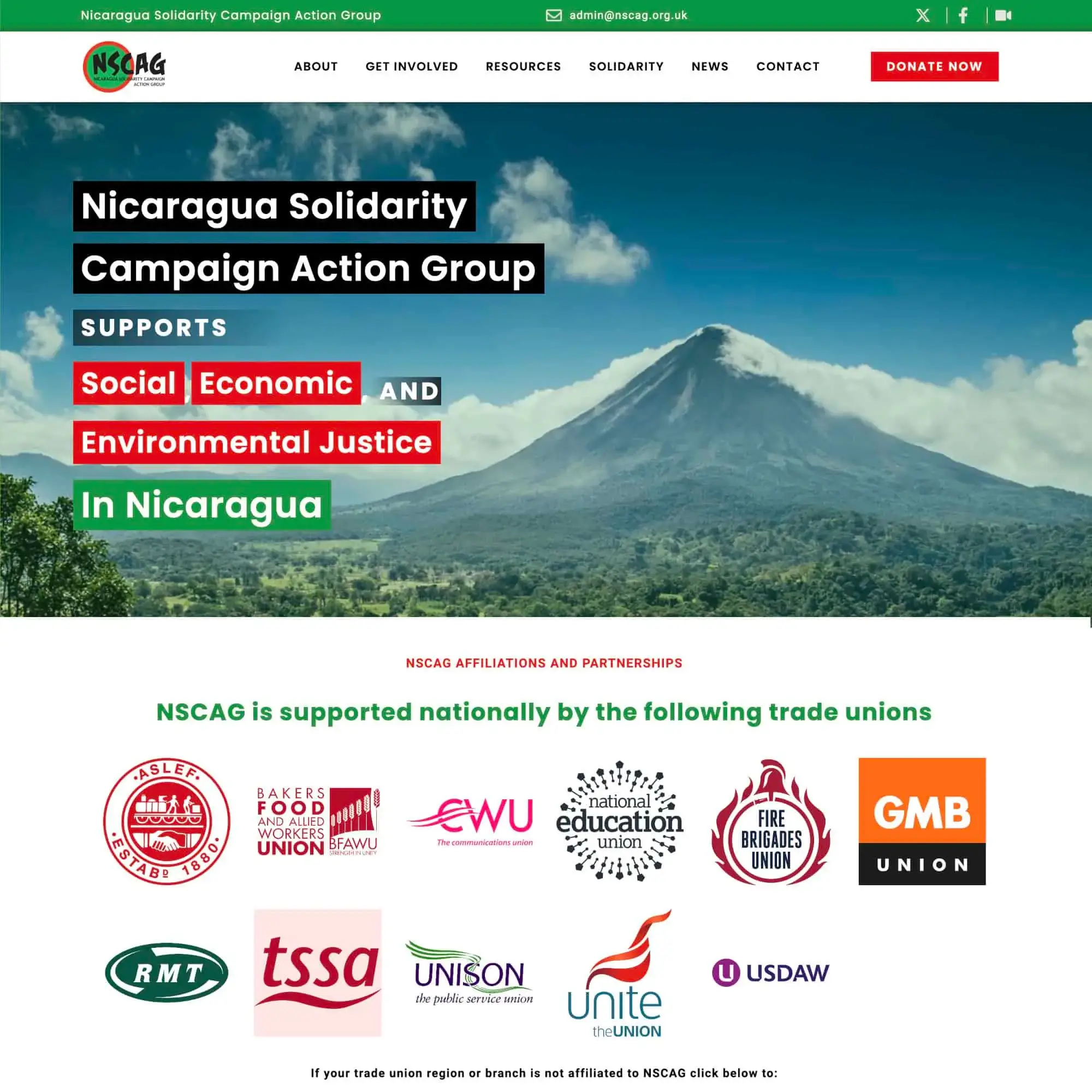 Nicaragua Solidarity Campaign Action Group